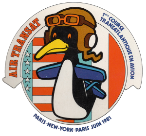 Logo Air Transat 1981 - Course aérienne