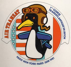 Logo Air Transat 1981 - Course aérienne