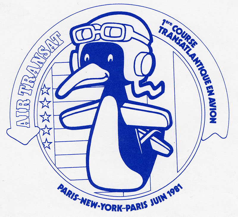 Logo Air Transat 1981 - Course aérienne