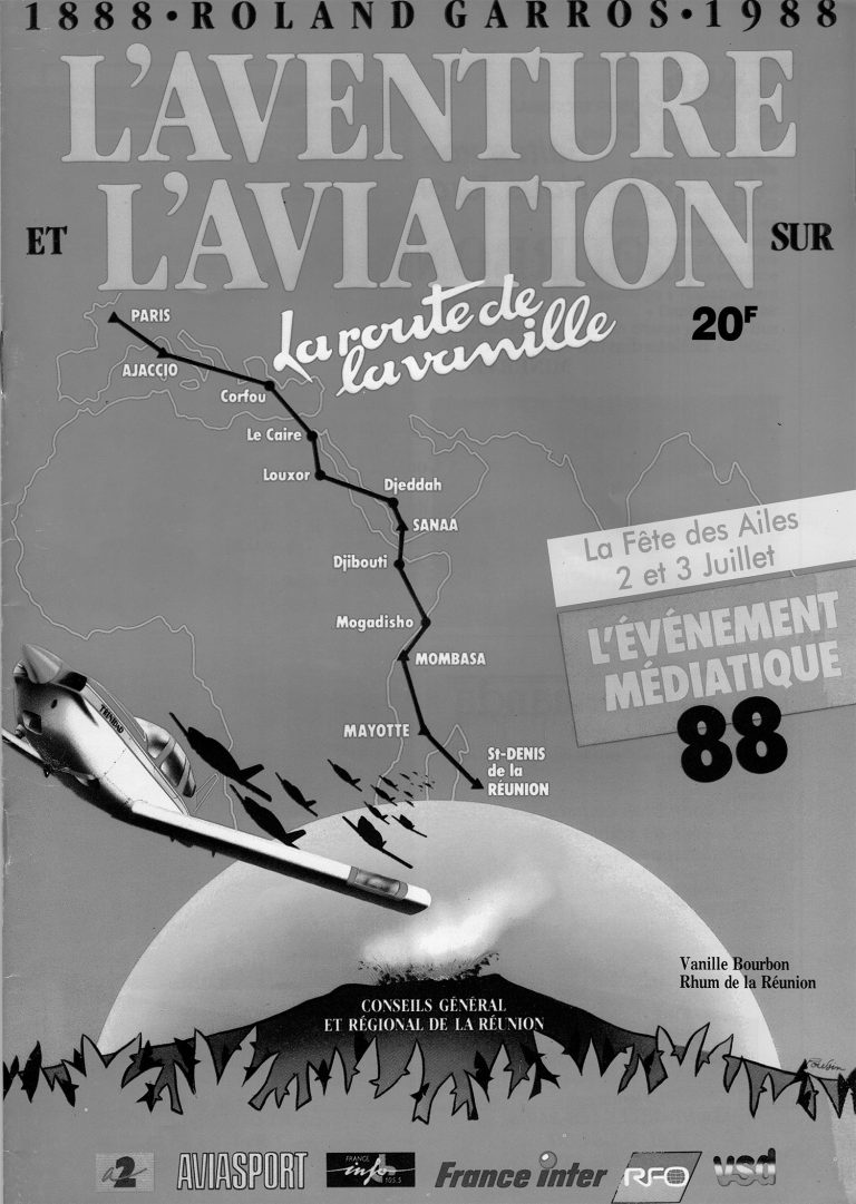 Parcours Route de la vanille 1988 - Roland Garros