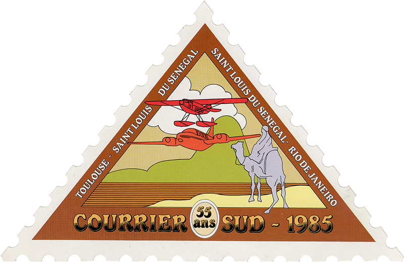 1985 - Courrier Sud - Toulouse/Saint-Louis-du-Sénégal/Rio de Janeiro